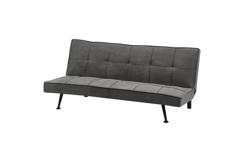 Bäddsoffa Beliani Hasle Blå, Svart Grey||Black - Møbler - Sofaer - Sovesofaer - Futon - Futon sofa