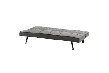 Bäddsoffa Beliani Hasle Blå, Svart Grey||Black - Møbler - Sofaer - Sovesofaer - Futon - Futon sofa