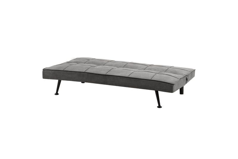Bäddsoffa Beliani Hasle Blå, Svart Grey||Black - Møbler - Sofaer - Sovesofaer - Futon - Futon sofa
