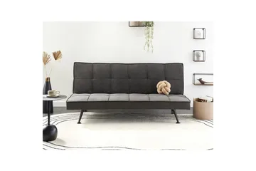 Bäddsoffa Beliani Hasle Blå, Svart Grey||Black - Møbler - Sofaer - Sovesofaer - Futon - Futon sofa