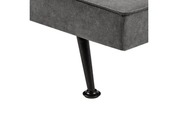Bäddsoffa Beliani Hasle Blå, Svart Grey||Black - Møbler - Sofaer - Sovesofaer - Futon - Futon sofa