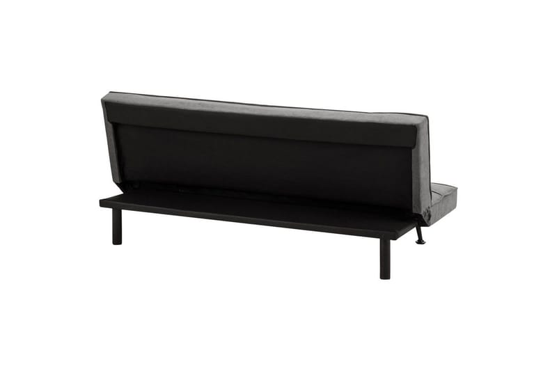 Bäddsoffa Beliani Hasle Blå, Svart Grey||Black - Møbler - Sofaer - Sovesofaer - Futon - Futon sofa