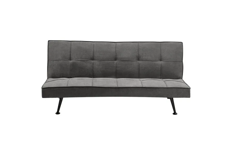 Bäddsoffa Beliani Hasle Blå, Svart Grey||Black