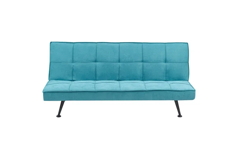 Bäddsoffa Beliani Hasle Blå, Svart NO_BRAND blue, Blå