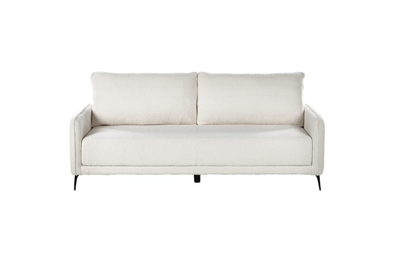 Bäddsoffa Beliani Heming Brun, Svart White, Hvit