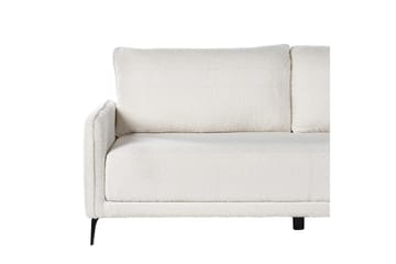 Bäddsoffa Beliani Heming Brun, Svart White - Hvit - Møbler - Sofaer - 2 seter sofa