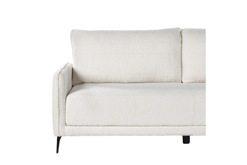 Bäddsoffa Beliani Heming Brun, Svart White - Hvit - Møbler - Sofaer - 2 seter sofa