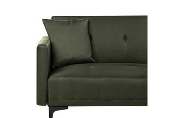 Bäddsoffa Beliani Lucan Beige, svart Green||Black - Møbler - Sofaer - 2 seter sofa