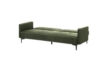 Bäddsoffa Beliani Lucan Beige, svart Green||Black - Møbler - Sofaer - 2 seter sofa
