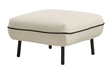 Balint 3-seter Dyp Buet Sofa 198 cm i Stoff med Kantbånd - Beinhvit - Møbler - Sofaer - 3 seter sofa