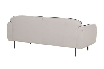 Balint 3-seter Dyp Buet Sofa i Stoff med Paspoal - Grå - Møbler - Sofaer - 3 seter sofa
