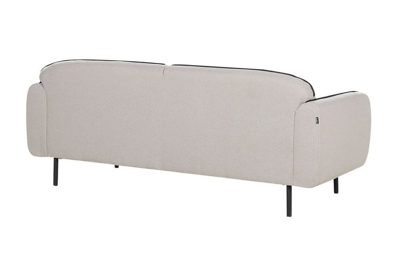 Balint 3-seter Dyp Buet Sofa i Stoff med Paspoal - Grå - Møbler - Sofaer - 3 seter sofa