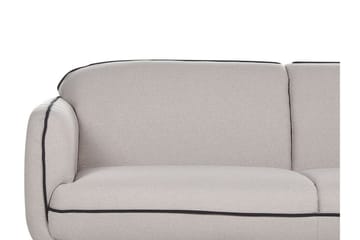 Balint 3-seter Dyp Buet Sofa i Stoff med Paspoal - Grå - Møbler - Sofaer - 3 seter sofa
