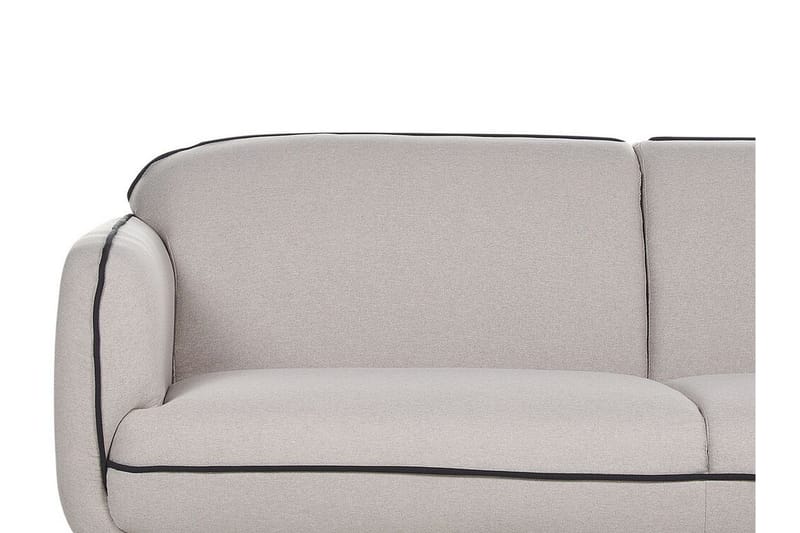 Balint 3-seter Dyp Buet Sofa i Stoff med Paspoal - Grå - Møbler - Sofaer - 3 seter sofa