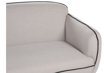 Balint 3-seter Dyp Buet Sofa i Stoff med Paspoal - Grå - Møbler - Sofaer - 3 seter sofa