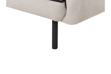 Balint 3-seter Dyp Buet Sofa i Stoff med Paspoal - Grå - Møbler - Sofaer - 3 seter sofa