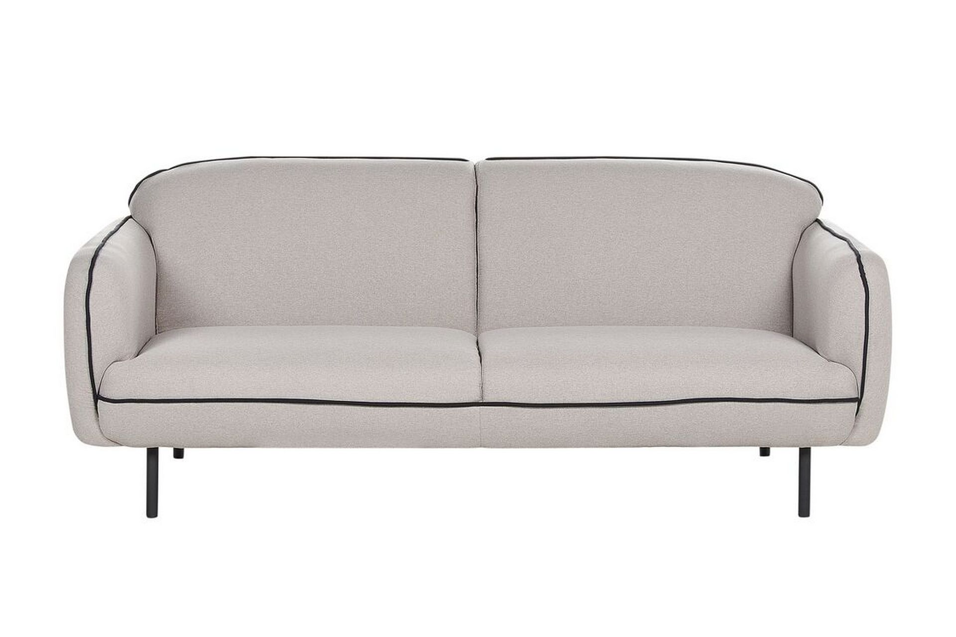 Balint Sofa 3-seter - Grå/Svart - Møbler - Sofaer - 3 seter sofa