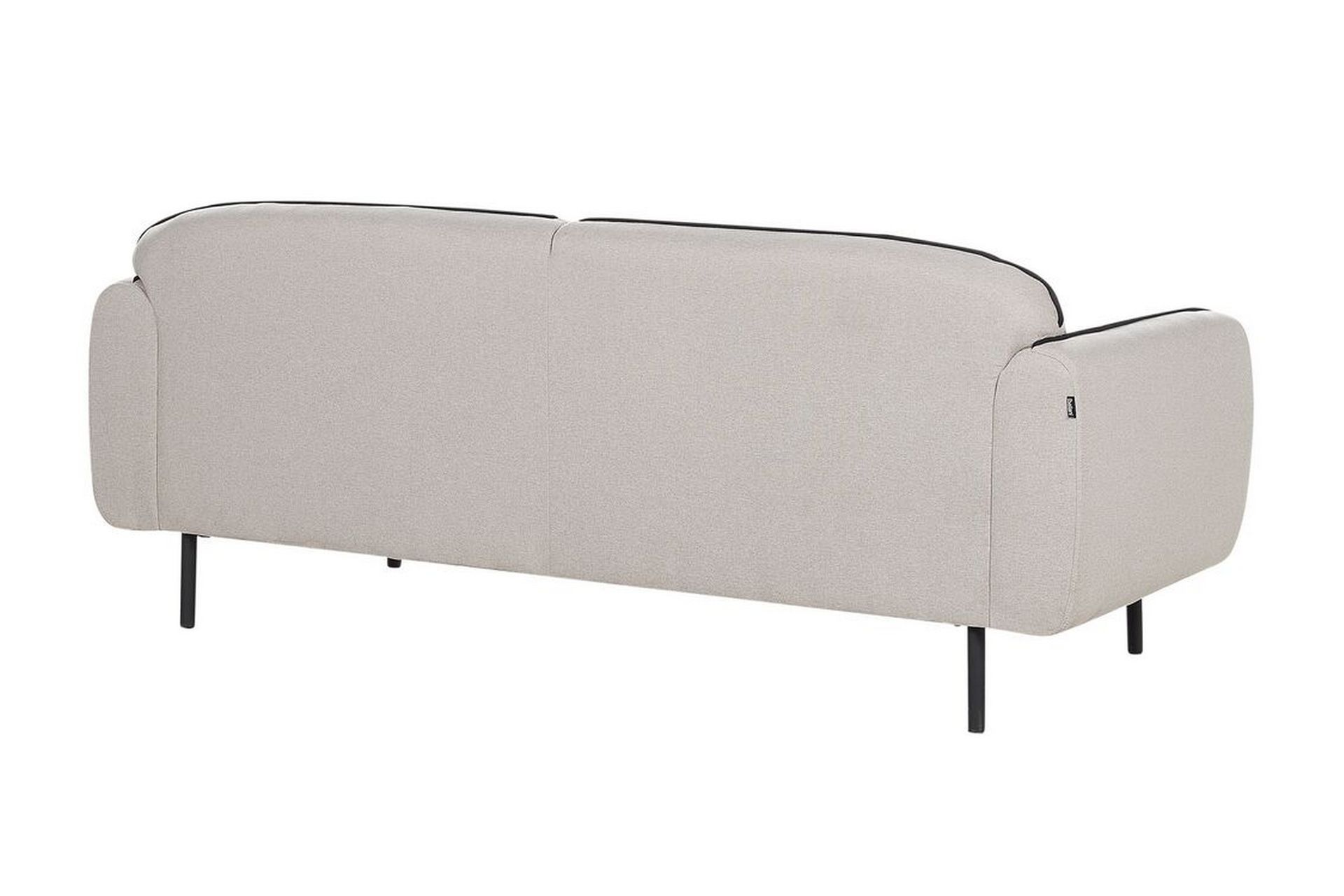 Balint Sofa 3-seter - Grå/Svart - Møbler - Sofaer - 3 seter sofa
