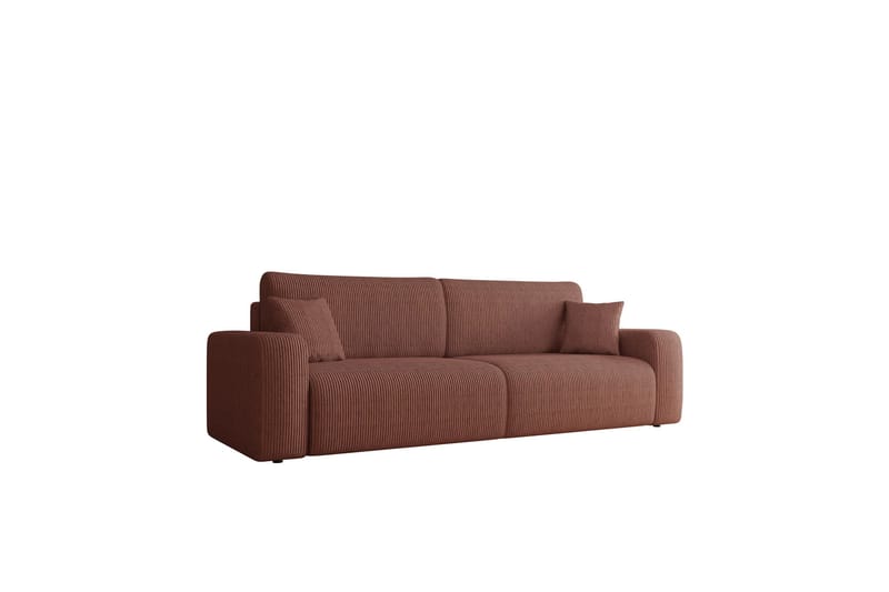Barile Sofa 3-seter, Brun