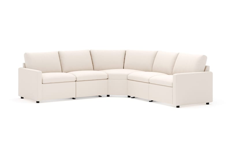 Barsele Hjørnesofa med Elektrisk Recliner 5-seter, Beige