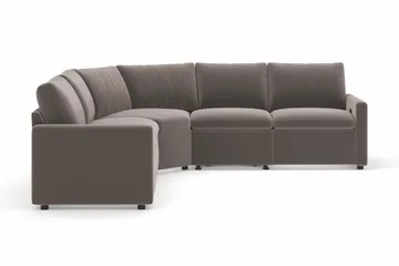 Barsele Hjørnesofa med Elektrisk Recliner 5-seter - Brun - Møbler - Sofaer - Reclinersofaer