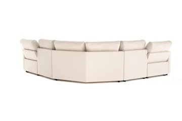 Barsele Hjørnesofa med Recliner 5-seter - Beige - Møbler - Sofaer - Reclinersofaer