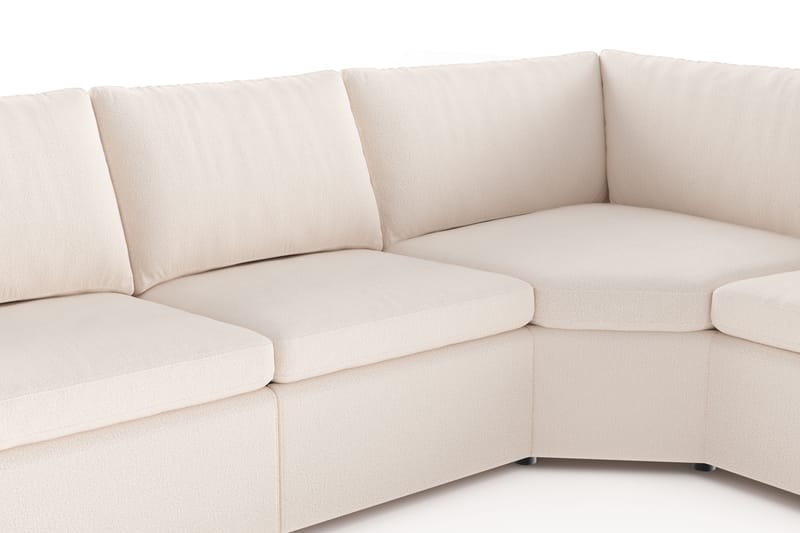 Barsele Hjørnesofa med Recliner 5-seter - Beige - Møbler - Sofaer - Reclinersofaer