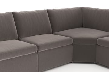 Barsele Hjørnesofa med Recliner 5-seter - Brun - Møbler - Sofaer - Reclinersofaer