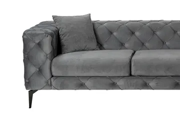 Beachport 3-seters Sofa med Høyre Sjeselong - Antrasitt - Møbler - Sofaer - Sofaer med sjeselong - 3 seters sofa med divan