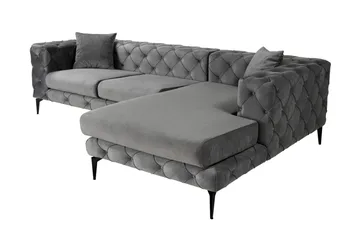 Beachport 3-seters Sofa med Høyre Sjeselong - Antrasitt - Møbler - Sofaer - Sofaer med sjeselong - 3 seters sofa med divan