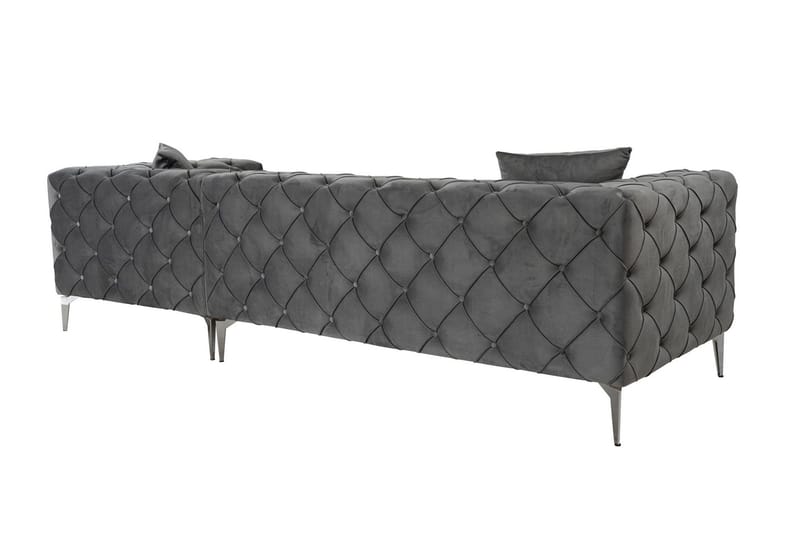 Beachport 3-seters Sofa med Høyre Sjeselong - Antrasitt - Møbler - Sofaer - Sofaer med sjeselong - 3 seters sofa med divan