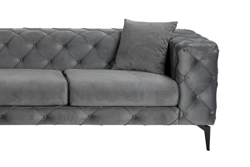 Beachport 3-seters Sofa med Venstre Sjeselong - Antrasitt - Møbler - Sofaer - Sofaer med sjeselong - 3 seters sofa med divan