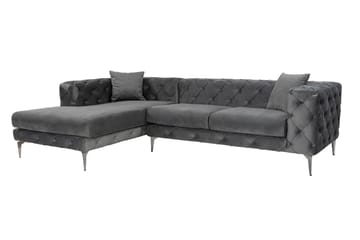 Beachport 3-seters Sofa med Venstre Sjeselong - Antrasitt - Møbler - Sofaer - Sofaer med sjeselong - 3 seters sofa med divan