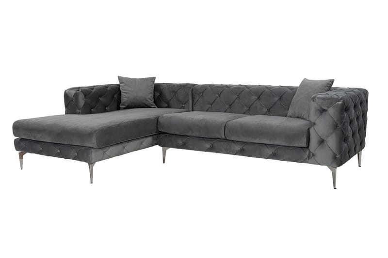 Beachport 3-seters Sofa med Venstre Sjeselong - Antrasitt - Møbler - Sofaer - Sofaer med sjeselong - 3 seters sofa med divan