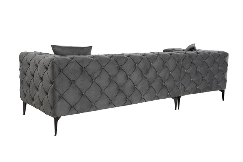 Beachport 3-seters Sofa med Venstre Sjeselong - Antrasitt - Møbler - Sofaer - Sofaer med sjeselong - 3 seters sofa med divan