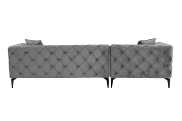 Beachport 3-seters Sofa med Venstre Sjeselong - Antrasitt - Møbler - Sofaer - Sofaer med sjeselong - 3 seters sofa med divan