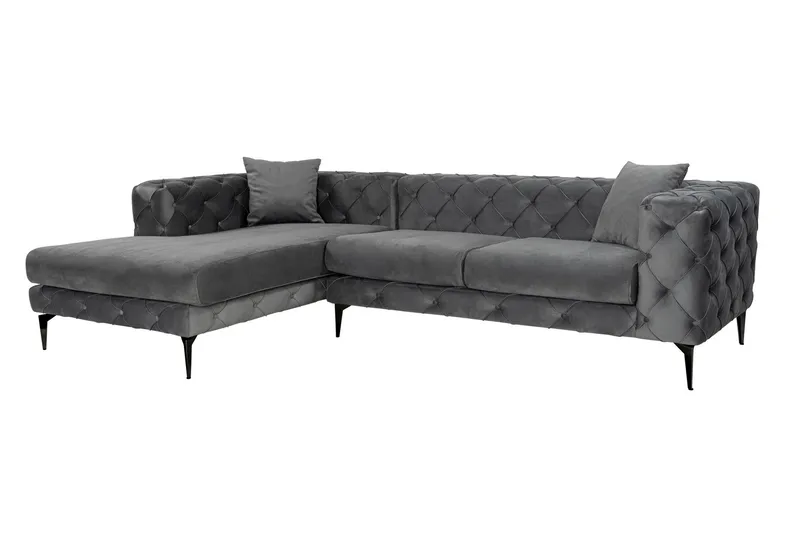 Beachport 3-seters Sofa med Venstre Sjeselong - Antrasitt - Møbler - Sofaer - Sofaer med sjeselong - 3 seters sofa med divan