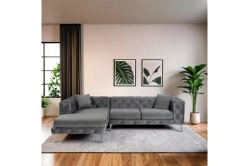 Beachport 3-seters Sofa med Venstre Sjeselong - Antrasitt - Møbler - Sofaer - Sofaer med sjeselong - 3 seters sofa med divan