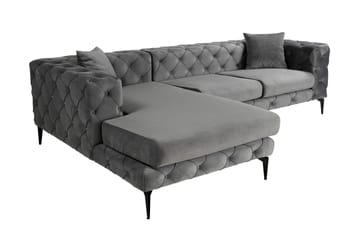 Beachport 3-seters Sofa med Venstre Sjeselong - Antrasitt - Møbler - Sofaer - Sofaer med sjeselong - 3 seters sofa med divan