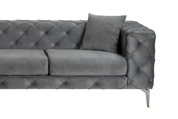 Beachport 3-seters Sofa med Venstre Sjeselong - Antrasitt - Møbler - Sofaer - Sofaer med sjeselong - 3 seters sofa med divan