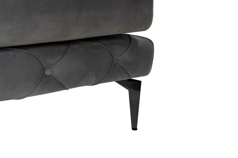 Beachport 3-seters Sofa med Venstre Sjeselong - Antrasitt - Møbler - Sofaer - Sofaer med sjeselong - 3 seters sofa med divan