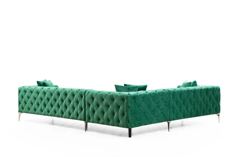 Beachport Hjørnesofa 6-seters - Grønn - Møbler - Sofaer - Hjørnesofaer