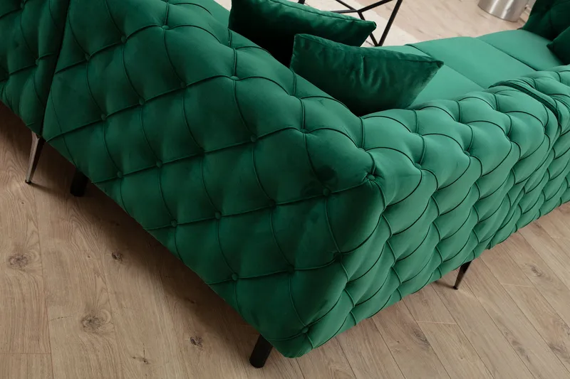 Beachport Hjørnesofa 6-seters - Grønn - Møbler - Sofaer - Hjørnesofaer
