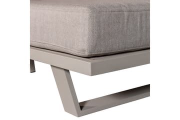 Bear 3-seters Sofa i Stoff med Understell i Metall - Beige - Møbler - Sofaer - 3 seter sofa