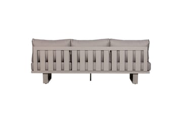 Bear 3-seters Sofa i Stoff med Understell i Metall - Beige - Møbler - Sofaer - 3 seter sofa