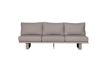 Bear 3-seters Sofa i Stoff med Understell i Metall - Beige - Møbler - Sofaer - 3 seter sofa
