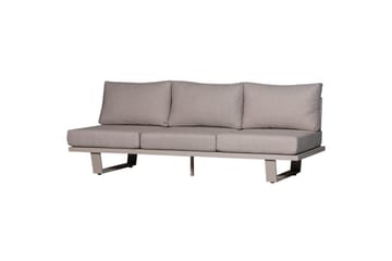 Bear 3-seters Sofa i Stoff med Understell i Metall - Beige - Møbler - Sofaer - 3 seter sofa