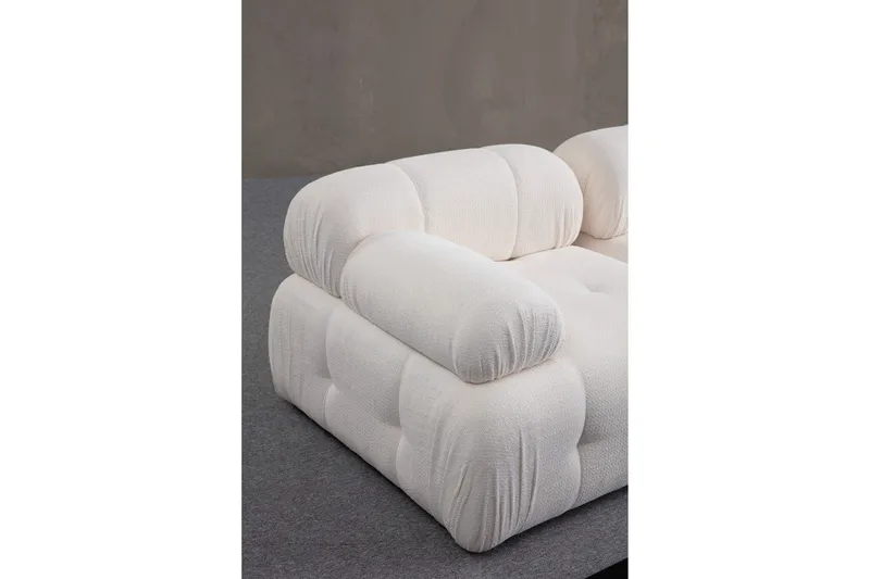 Belgin Sofa 2-seter - Hvit - Møbler - Sofaer - Modulsofaer - Komplett modulsofa