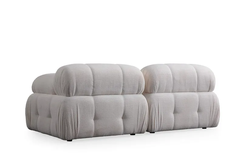Belgin Sofa 2-seter - Hvit - Møbler - Sofaer - Modulsofaer - Komplett modulsofa