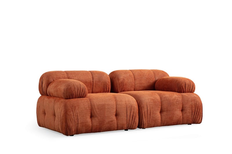Belgin Sofa 2-seter - Oransje - Møbler - Sofaer - Modulsofaer - Komplett modulsofa